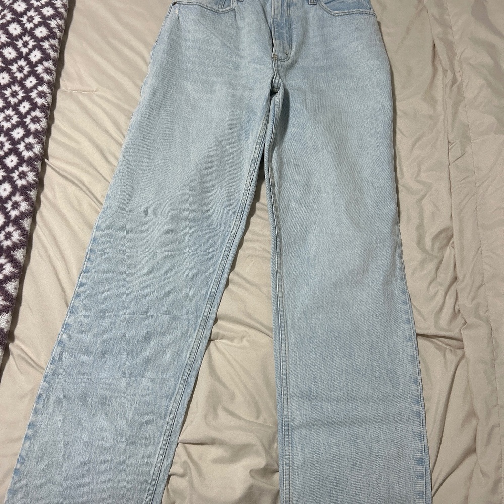 Abercrombie 90s straight ultra high rise jeans